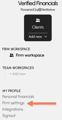 Modern - Firm Settings