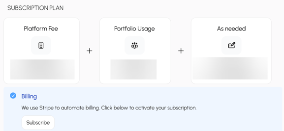 Subscription Plan